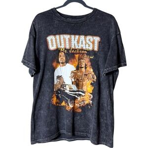 Outkast Ms. Jackson Rap Band Tee Shirt Large Black Hip Hop 90s Y2K